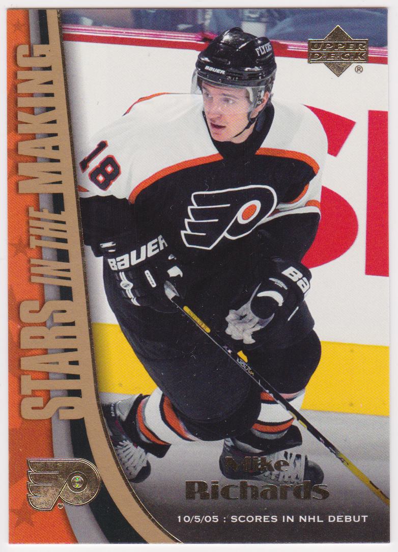 2005-06 Upper Deck Stars in the Making #SM12 Mike Richards (image for) 2005-06 Upper Deck Stars in the Making #SM12 Mike Richards