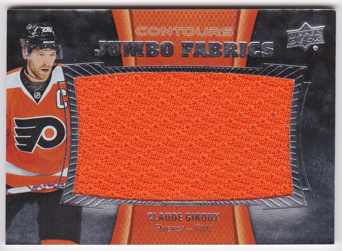 (image for) 2015-16 Upper Deck Contours Jumbo Fabrics #JJCG Claude Giroux