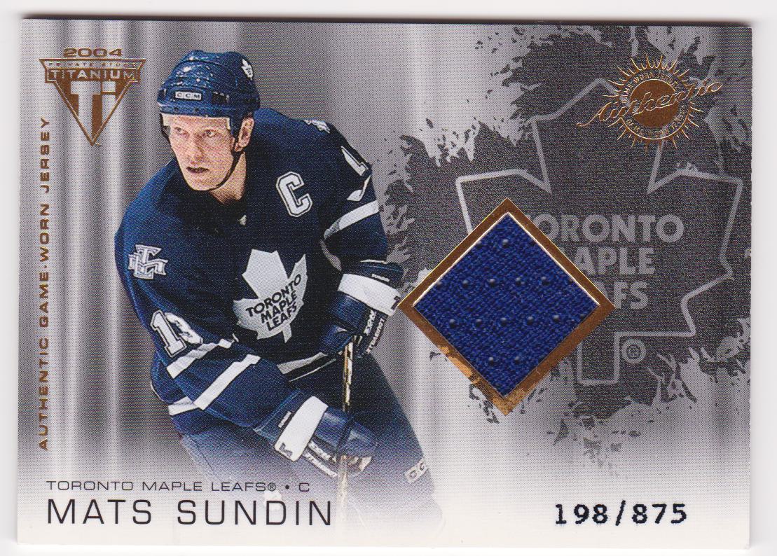 (image for) 2003-04 Titanium #186 Mats Sundin Jerseys 198/875