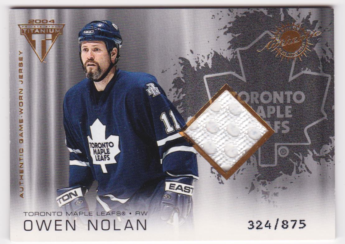 (image for) 2003-04 Titanium #184 Owen Nolan Jerseys 324/875