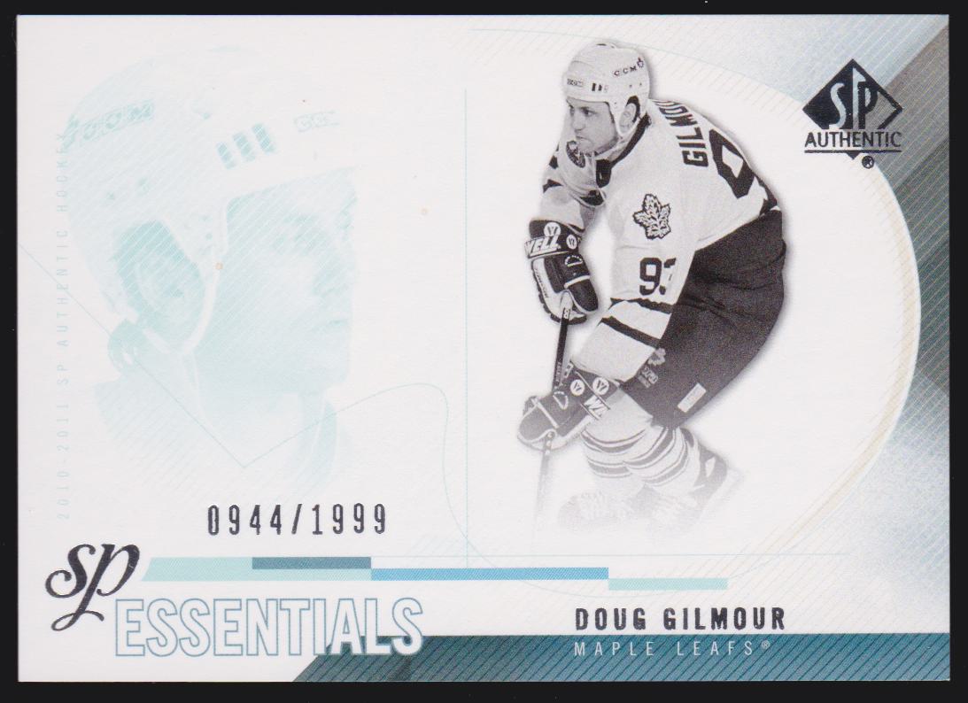 (image for) 2010-11 SP Authentic #198 Doug Gilmour Essentials 0944/1999
