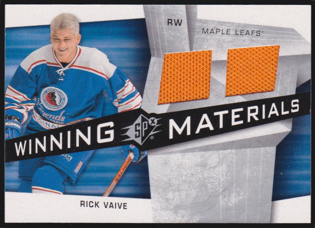 (image for) 2008-09 SPx Winning Materials #WMRV Rick Vaive
