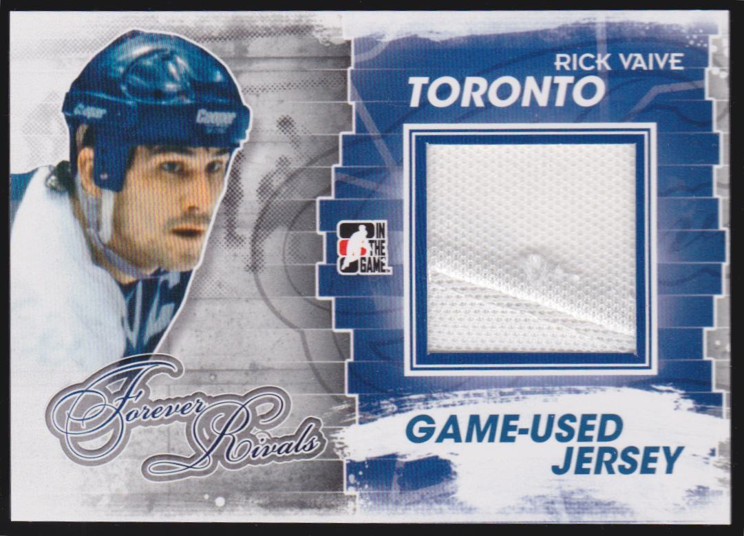 2012-13 ITG Forever Rivals Jerseys Blue #M24 Rick Vaive (image for) 2012-13 ITG Forever Rivals Jerseys Blue #M24 Rick Vaive