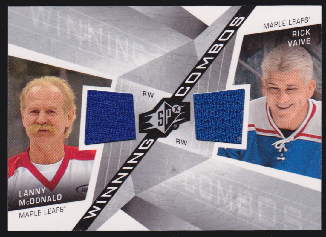 (image for) 2008-09 SPx Winning Combos #WCMV Lanny McDonald/Rick Vaive