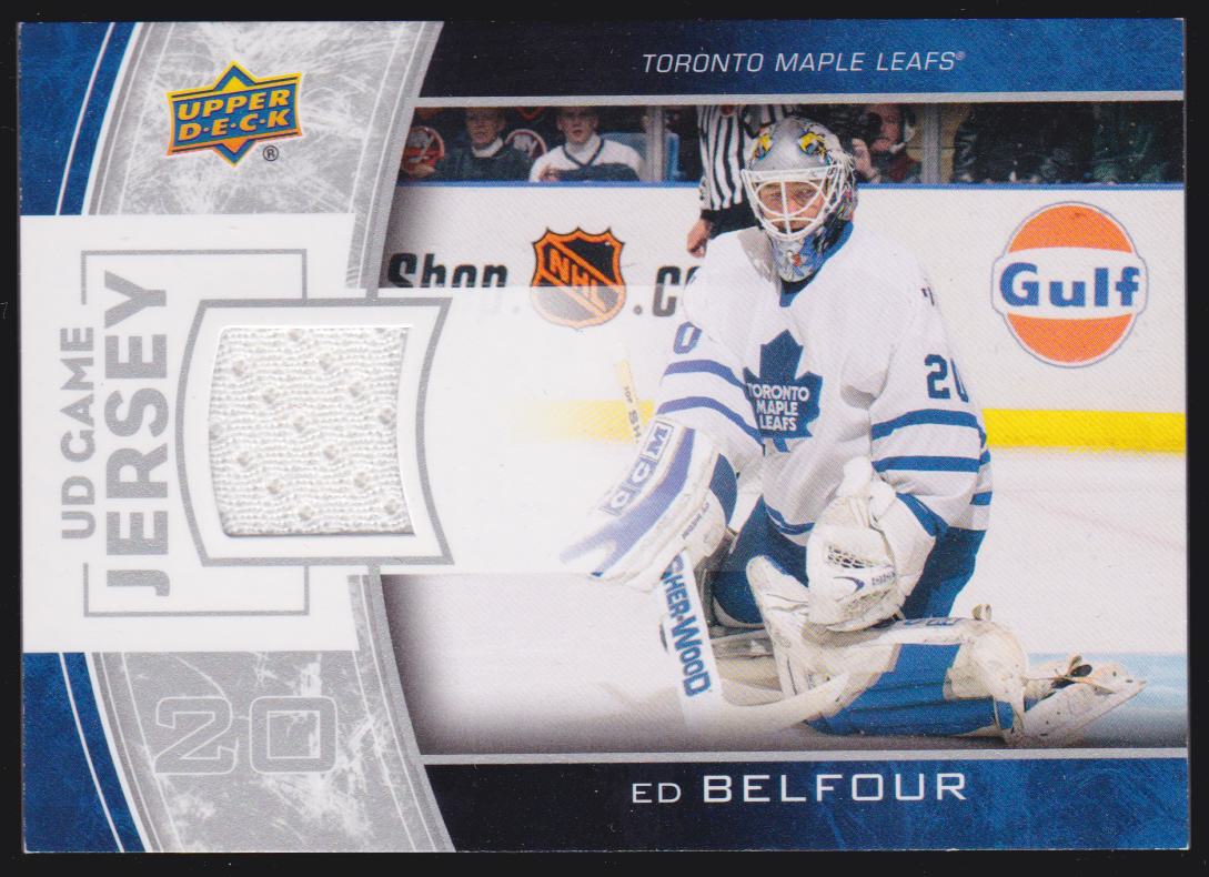 2013-14 Upper Deck Game Jerseys #GJEB Ed Belfour (image for) 2013-14 Upper Deck Game Jerseys #GJEB Ed Belfour