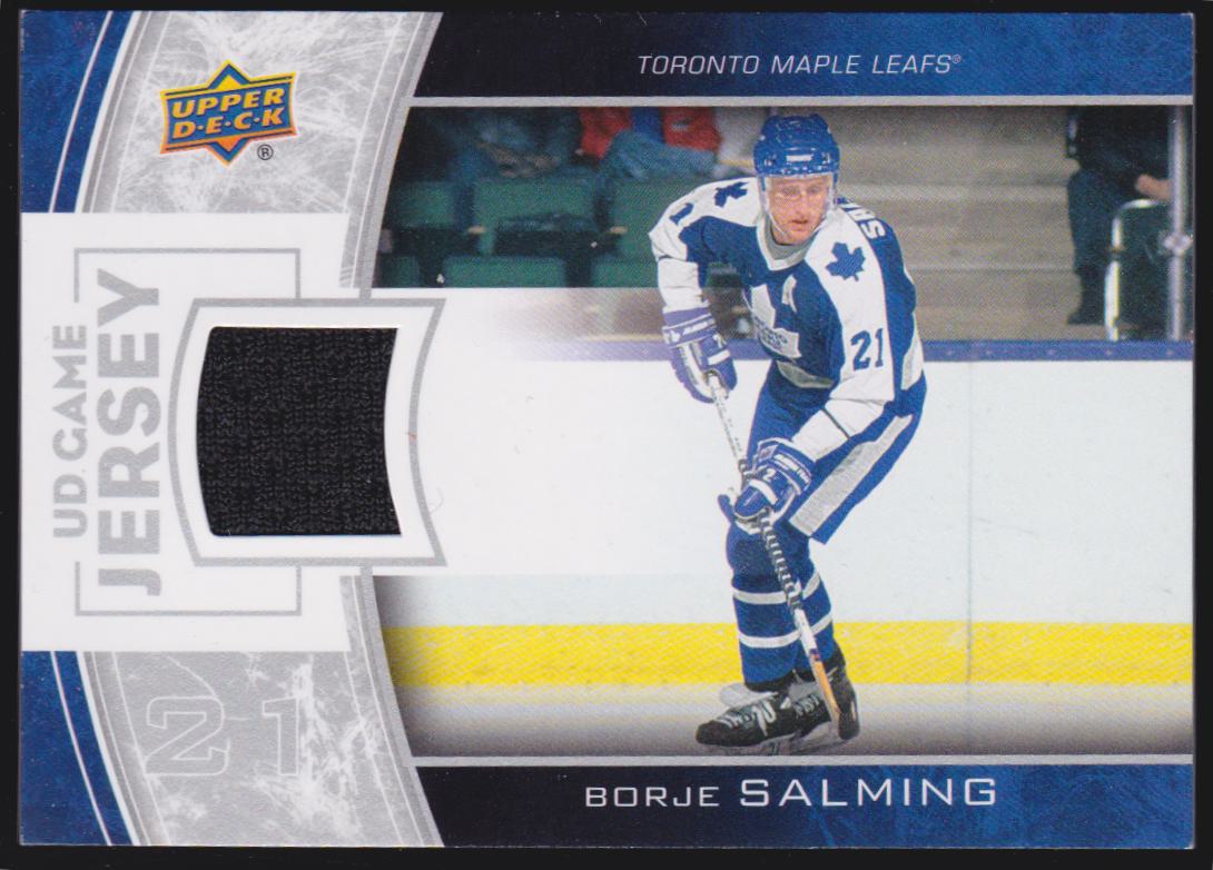 2013-14 Upper Deck Game Jerseys #GJBS Borje Salming (image for) 2013-14 Upper Deck Game Jerseys #GJBS Borje Salming