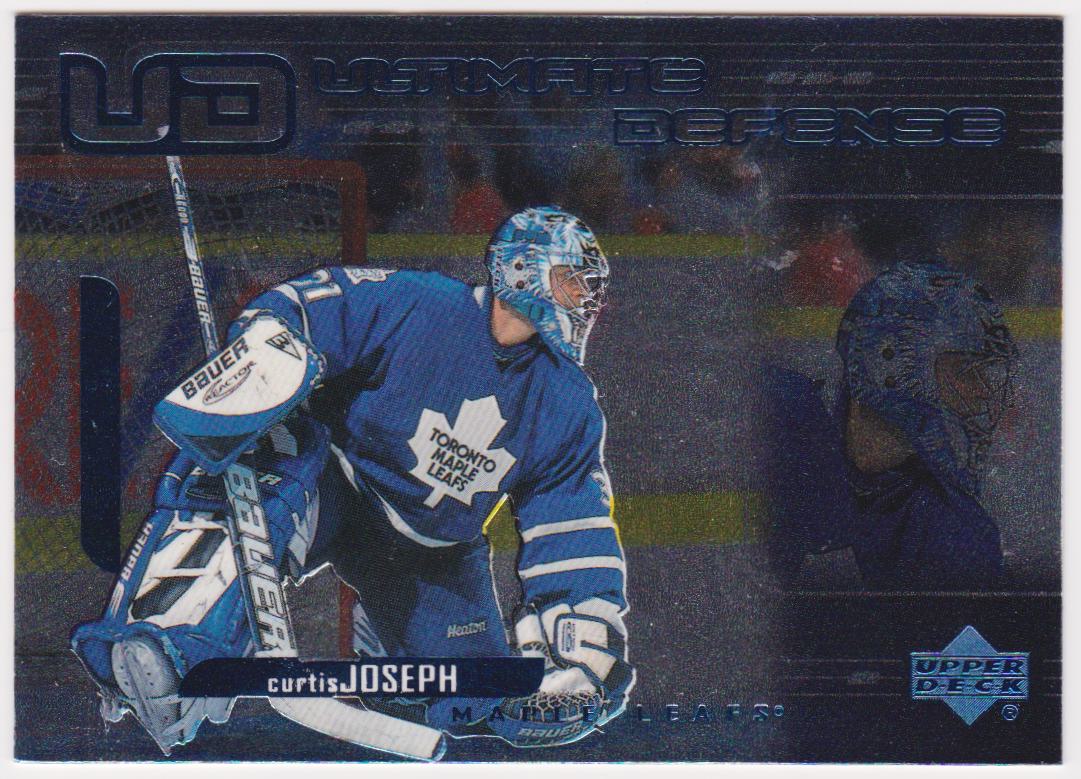 1999-00 Upper Deck Ultimate Defense #UD10 Curtis Joseph (image for) 1999-00 Upper Deck Ultimate Defense #UD10 Curtis Joseph