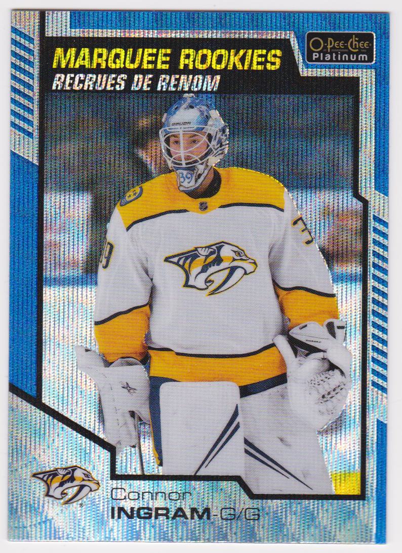 (image for) 2020-21 O-Pee-Chee Platinum Blue Surge #180 Connor Ingram - RC Year