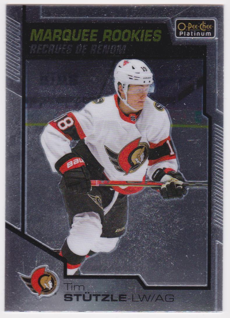 2020-21 O-Pee-Chee Platinum #199 Tim Stutzle RC (image for) 2020-21 O-Pee-Chee Platinum #199 Tim Stutzle RC