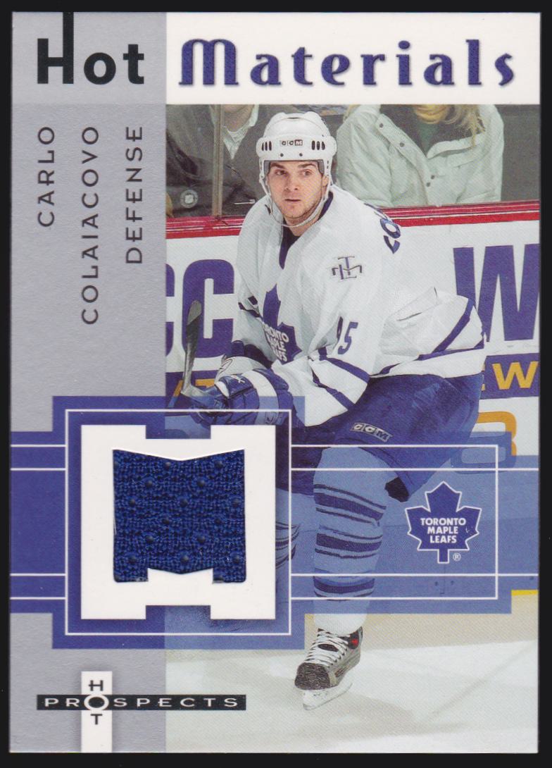 2005-06 Hot Prospects Hot Materials #HMCA Carlo Colaiacovo RC (image for) 2005-06 Hot Prospects Hot Materials #HMCA Carlo Colaiacovo RC