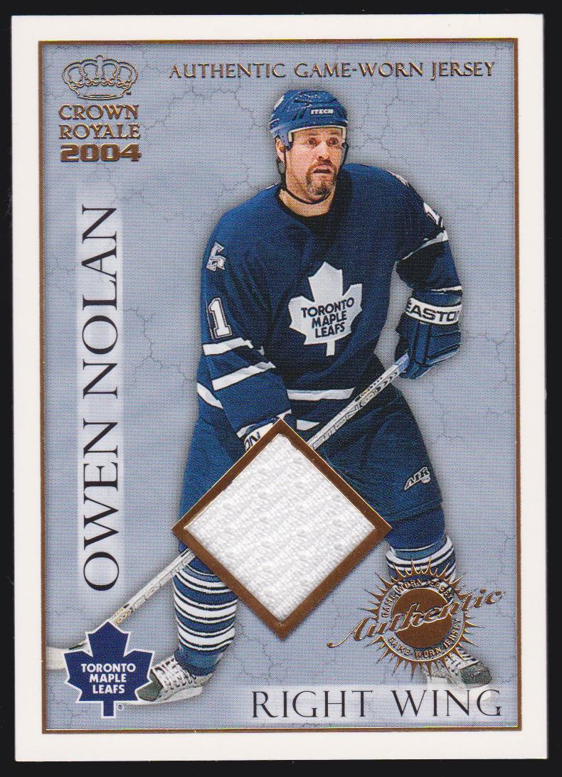 (image for) 2003-04 Crown Royale Jerseys #24 Owen Nolan 379/625