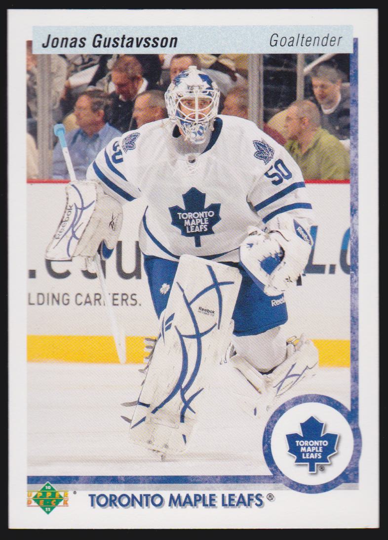 2010-11 Upper Deck 20th Anniversary Parallel #433 Jonas Gustavsson (image for) 2010-11 Upper Deck 20th Anniversary Parallel #433 Jonas Gustavsson