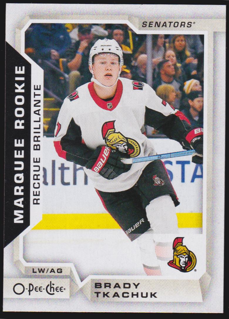 2018-19 O-Pee-Chee #632 Brady Tkachuk RC (image for) 2018-19 O-Pee-Chee #632 Brady Tkachuk RC