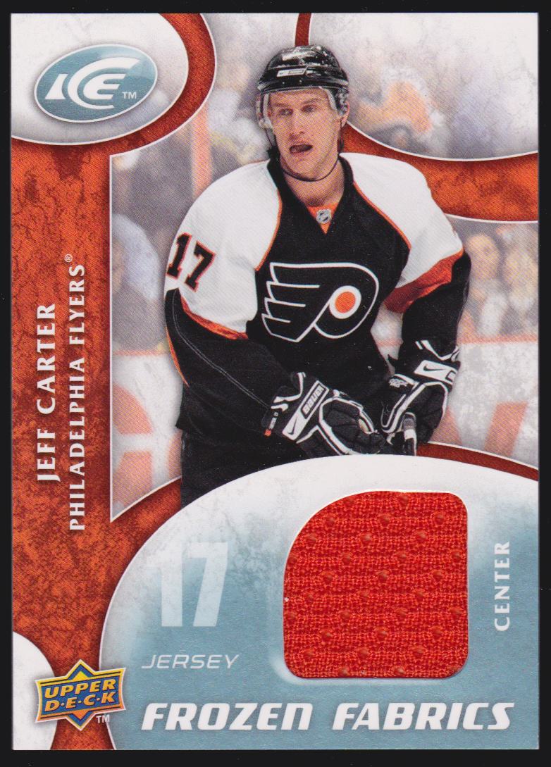 (image for) 2009-10 Upper Deck Ice Frozen Fabrics #FRJC Jeff Carter