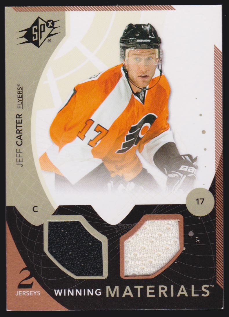 2010-11 SPx Winning Materials #WMJC Jeff Carter - Jerseys (image for) 2010-11 SPx Winning Materials #WMJC Jeff Carter - Jerseys