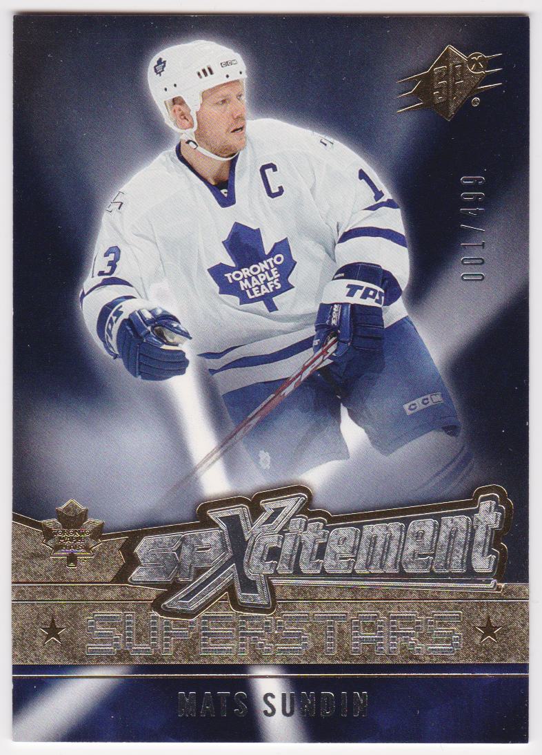 (image for) 2005-06 SPx Xcitement Superstars #XSMS Mats Sundin 001/499