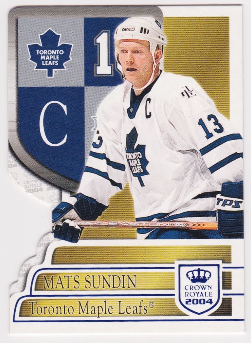 2003-04 Crown Royale Blue #95 Mats Sundin 610/850 (image for) 2003-04 Crown Royale Blue #95 Mats Sundin 610/850