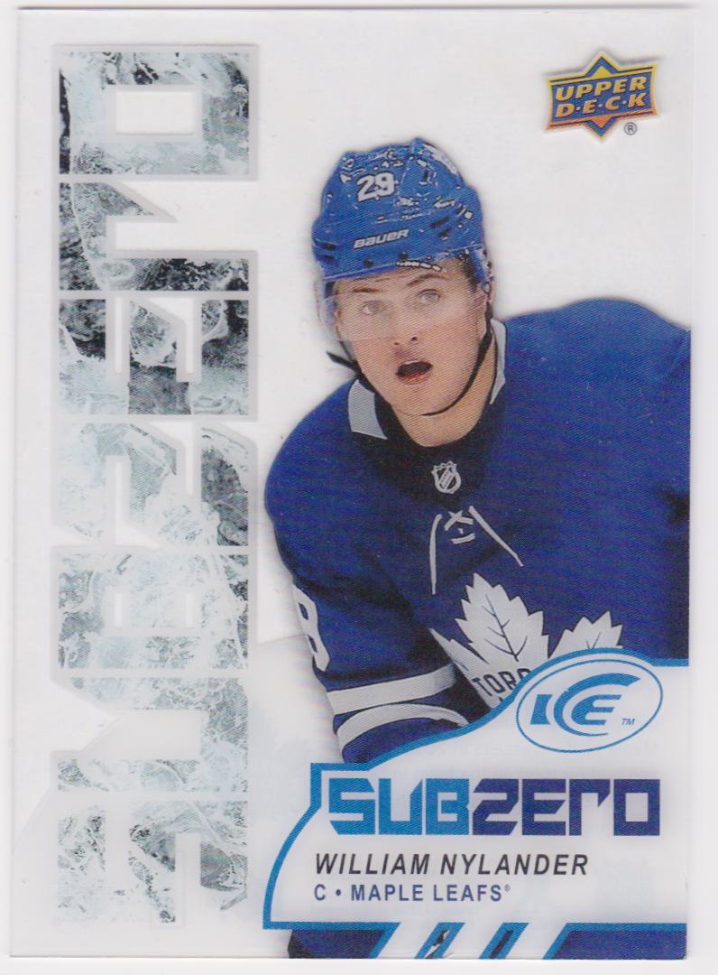 (image for) 2017-18 Upper Deck Ice Sub Zero #SZ17 William Nylander