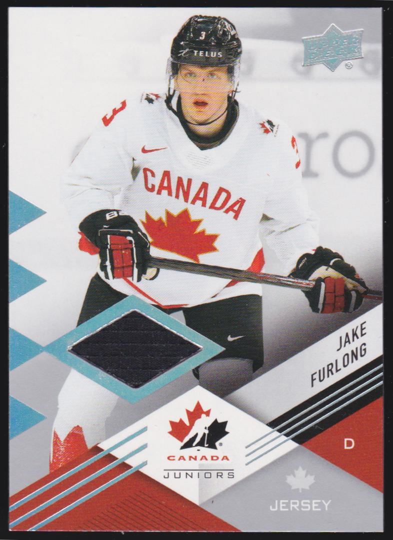 (image for) 2024-25 Upper Deck Team Canada Juniors Jerseys #1 Jake Furlong