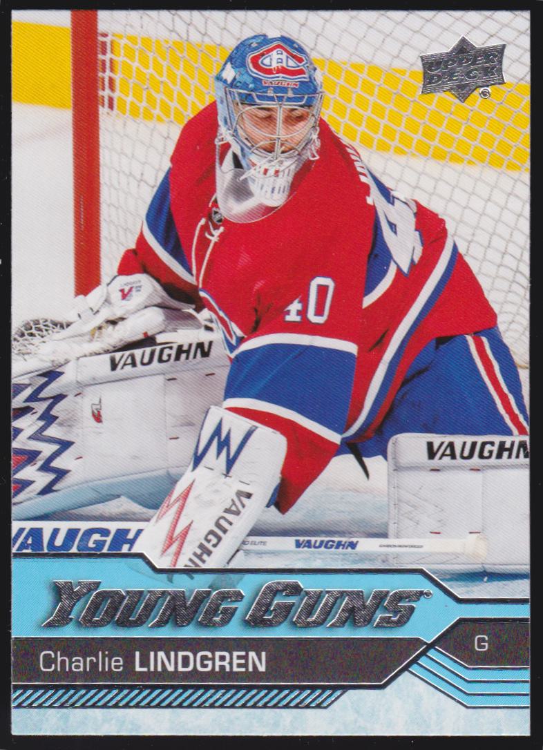 2016-17 Upper Deck #473 Charlie Lindgren YG RC (image for) 2016-17 Upper Deck #473 Charlie Lindgren YG RC