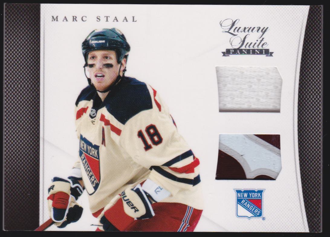 2011-12 Luxury Suite #26 Marc Staal / Jerseys & Stick (image for) 2011-12 Luxury Suite #26 Marc Staal / Jerseys & Stick