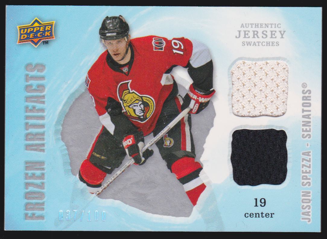 (image for) 2008-09 Artifacts Frozen Artifacts Dual Silver #FADSP Jason Spezza 037/100