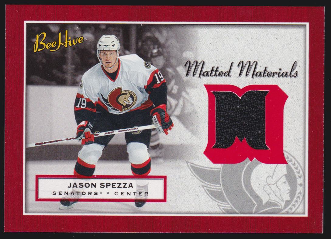 2005-06 Beehive Matted Materials #MMJS Jason Spezza - Jerseys (image for) 2005-06 Beehive Matted Materials #MMJS Jason Spezza - Jerseys
