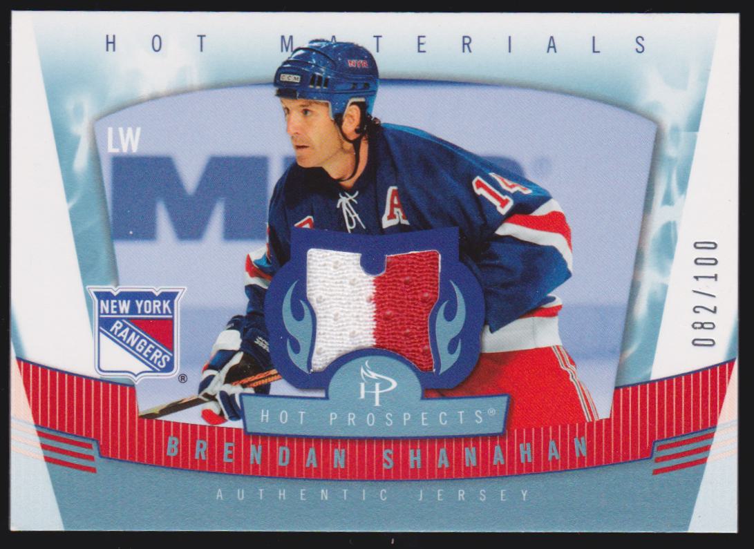 2006-07 Hot Prospects Hot Materials Red Hot #HMBS Brendan Shanahan (image for) 2006-07 Hot Prospects Hot Materials Red Hot #HMBS Brendan Shanahan