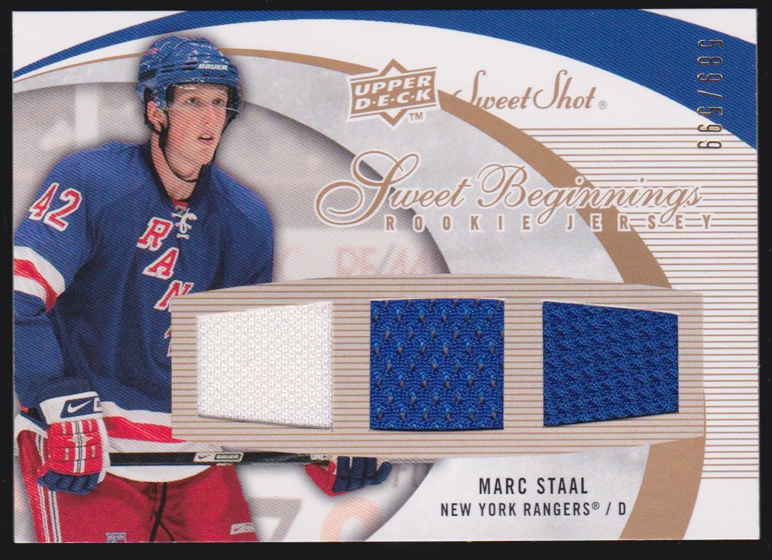 2007-08 Sweet Shot #115 Marc Staal Jerseys RC 589/599 (image for) 2007-08 Sweet Shot #115 Marc Staal Jerseys RC 589/599