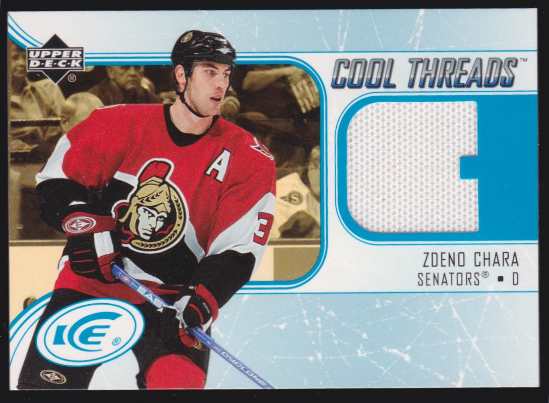 2005-06 Upper Deck Ice Cool Threads #CTZC Zdeno Chara (image for) 2005-06 Upper Deck Ice Cool Threads #CTZC Zdeno Chara