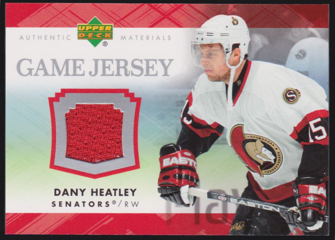 (image for) 2007-08 Upper Deck Game Jerseys #JHE Dany Heatley
