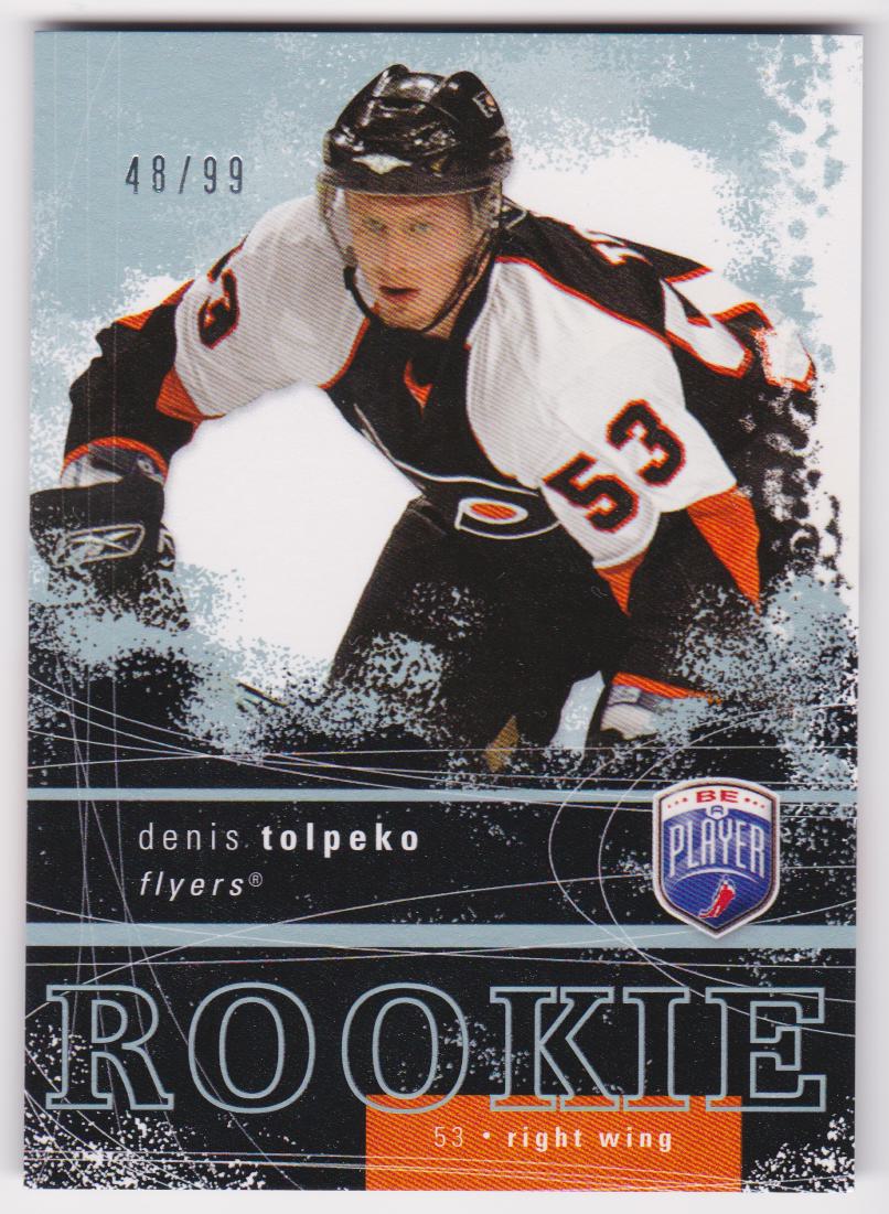 2007-08 Be A Player #277 Denis Tolpeko RC 48/99 (image for) 2007-08 Be A Player #277 Denis Tolpeko RC 48/99