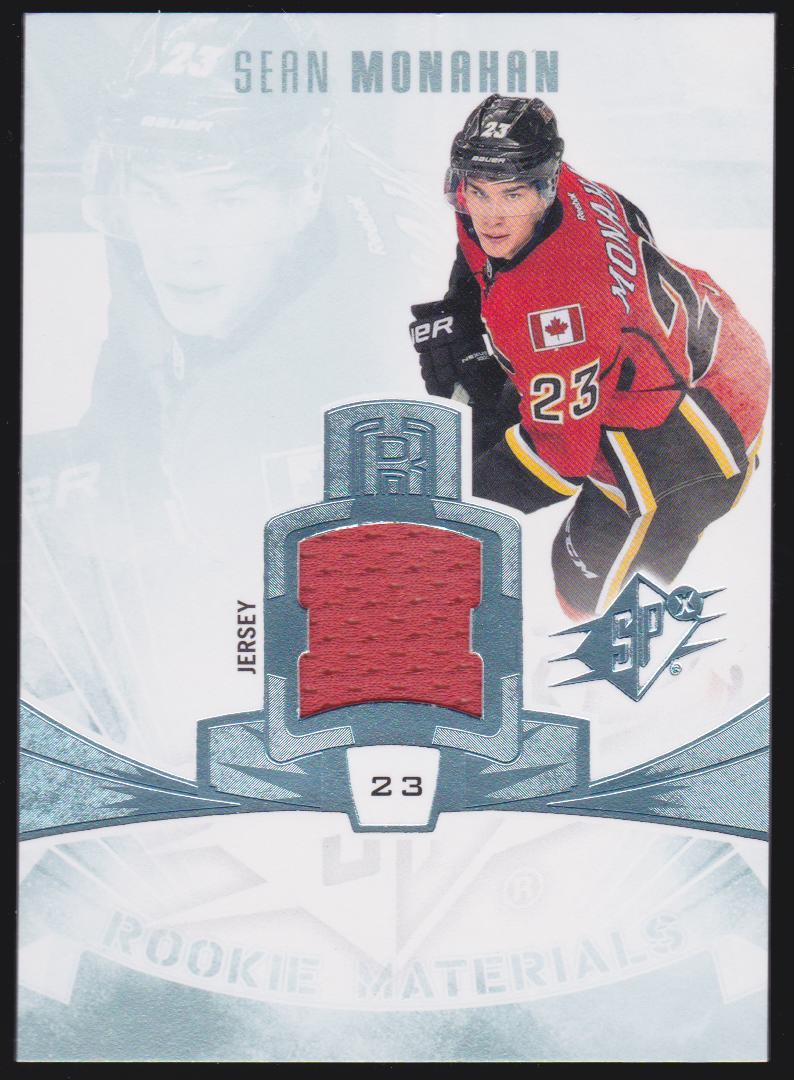 2013-14 SPx Rookie Materials #RMSM Sean Monahan - RC Year Jerseys (image for) 2013-14 SPx Rookie Materials #RMSM Sean Monahan - RC Year Jerseys