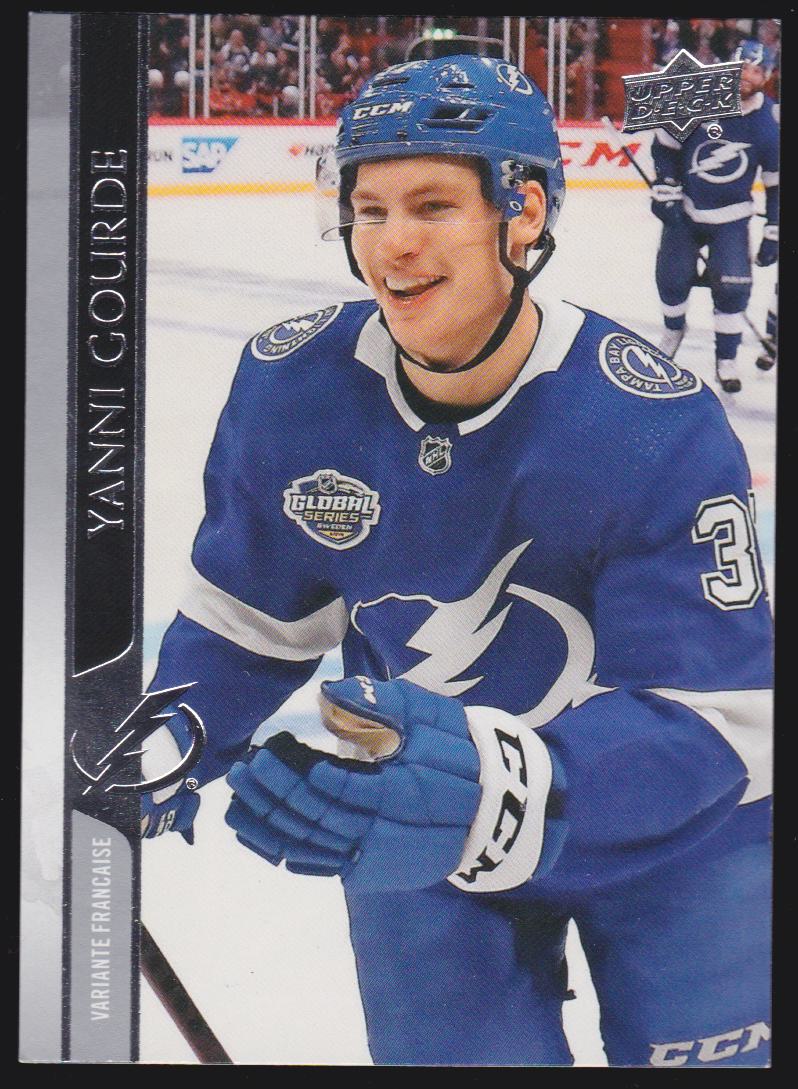 2020-21 Upper Deck French #160 Yanni Gourde (image for) 2020-21 Upper Deck French #160 Yanni Gourde