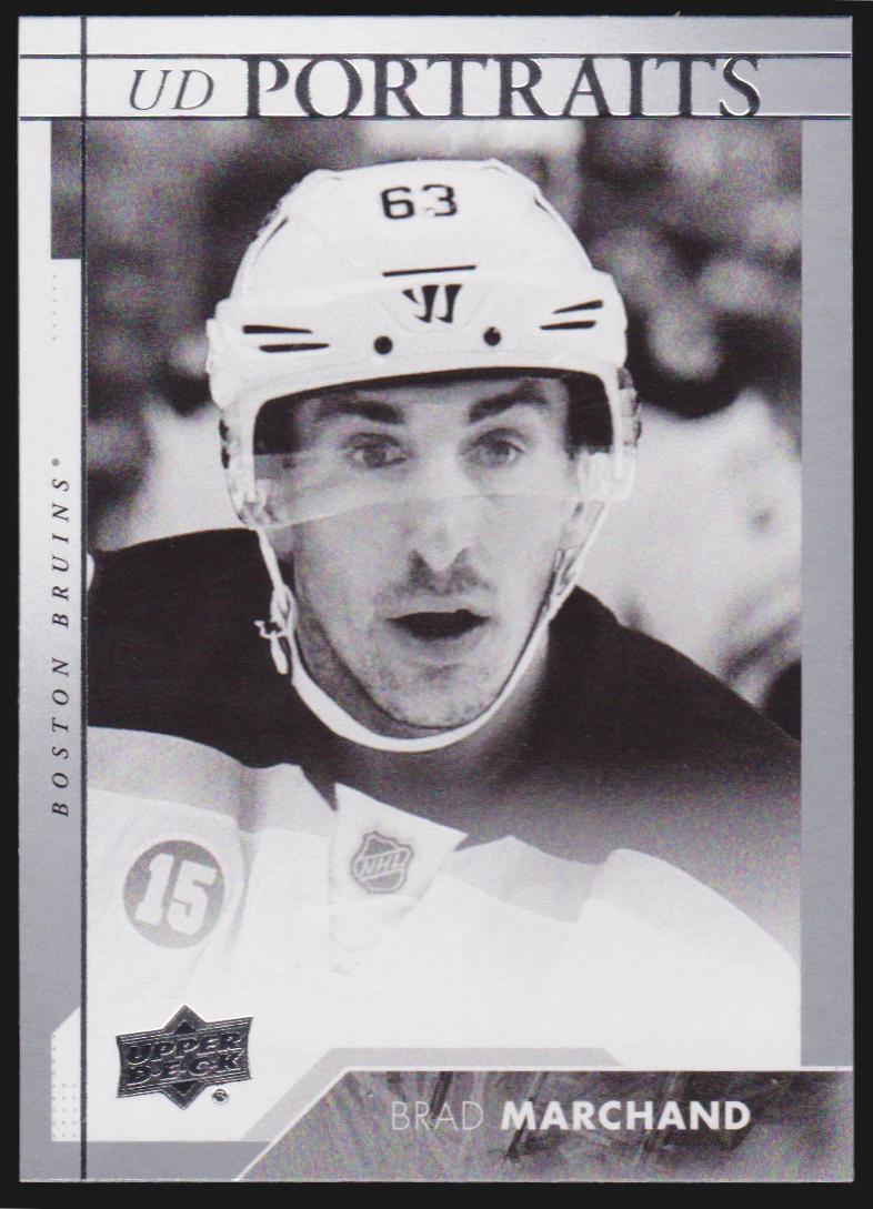 (image for) 2017-18 Upper Deck UD Portraits #P43 Brad Marchand