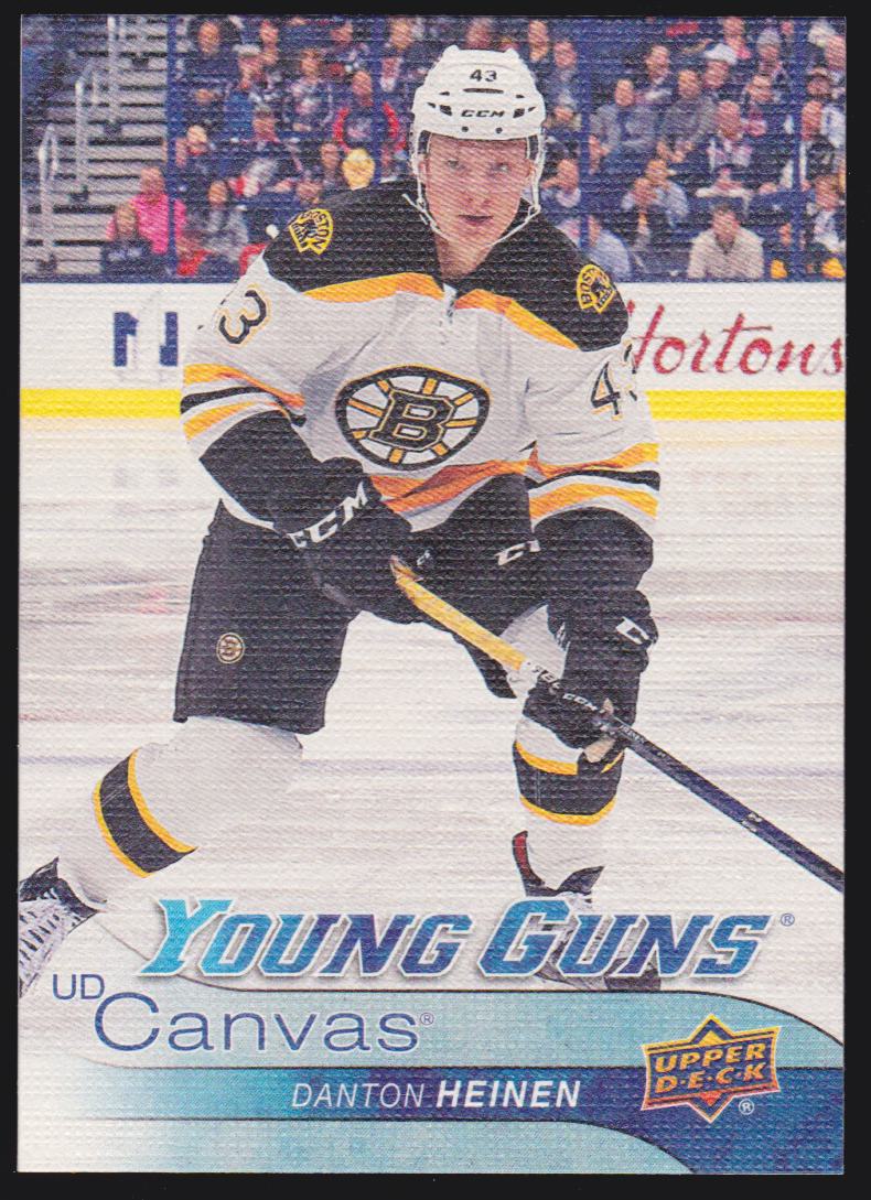 2016-17 Upper Deck Canvas #C101 Danton Heinen YG - RC Year (image for) 2016-17 Upper Deck Canvas #C101 Danton Heinen YG - RC Year