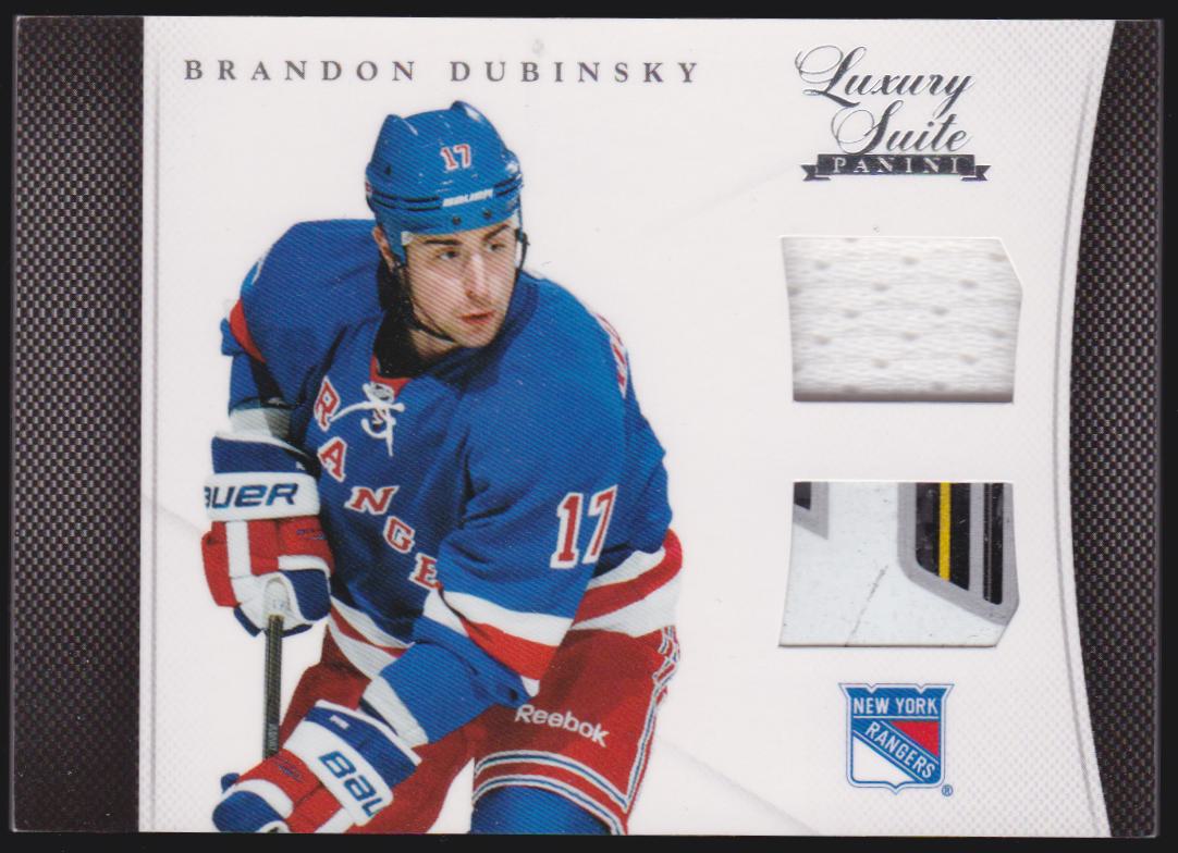 2011-12 Luxury Suite #15 Brandon Dubinsky / Jerseys & Stick (image for) 2011-12 Luxury Suite #15 Brandon Dubinsky / Jerseys & Stick