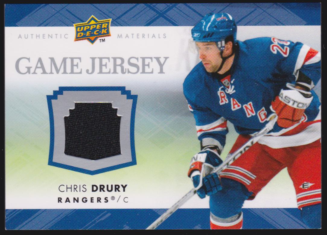 (image for) 2007-08 Upper Deck Game Jerseys #GJ2CD Chris Drury