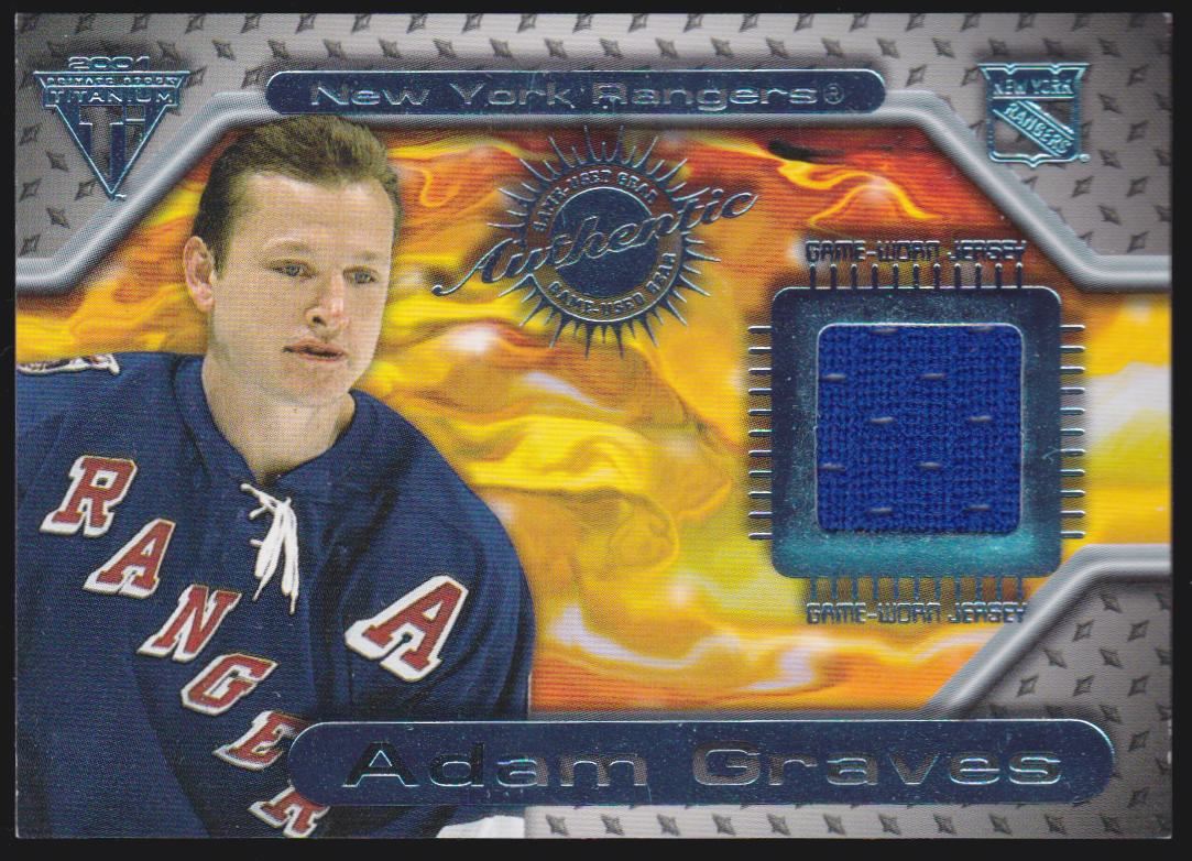 2000-01 Titanium Game Gear #113 Adam Graves - Jerseys (image for) 2000-01 Titanium Game Gear #113 Adam Graves - Jerseys