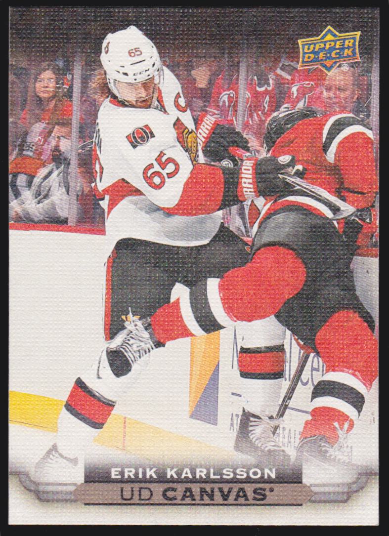 (image for) 2015-16 Upper Deck Canvas #C63 Erik Karlsson