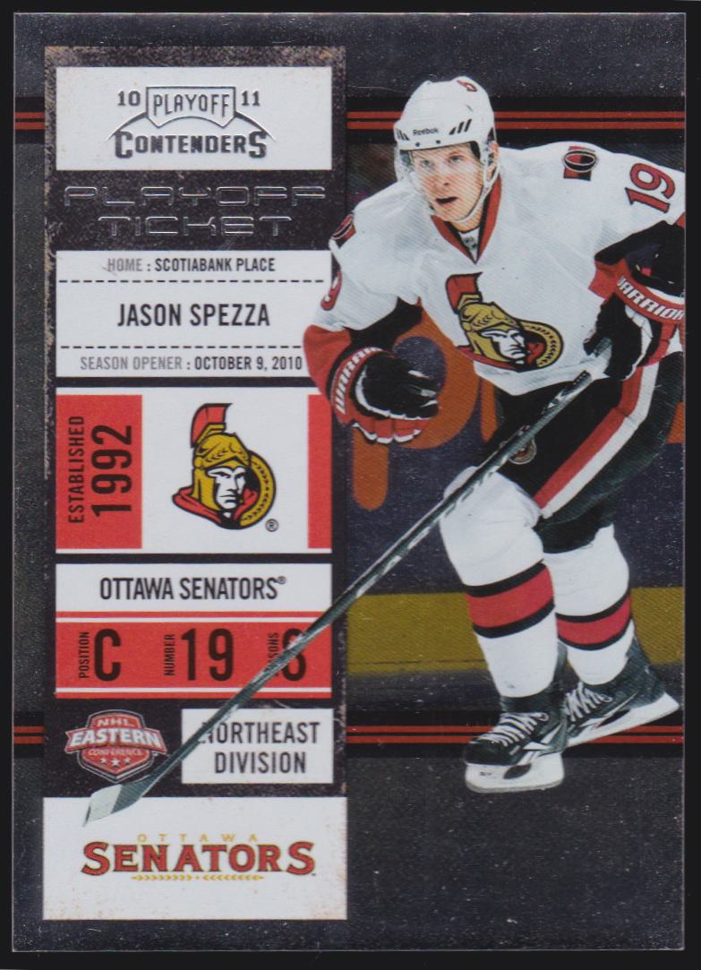 (image for) 2010-11 Playoff Contenders Playoff Tickets #33 Jason Spezza 098/100