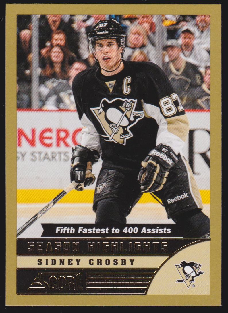 (image for) 2013-14 Score Gold #589 Sidney Crosby - Season Highlights