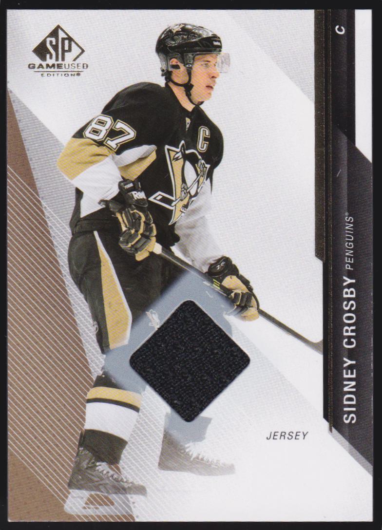 2014-15 SP Game Used Gold Jerseys #8 Sidney Crosby (image for) 2014-15 SP Game Used Gold Jerseys #8 Sidney Crosby