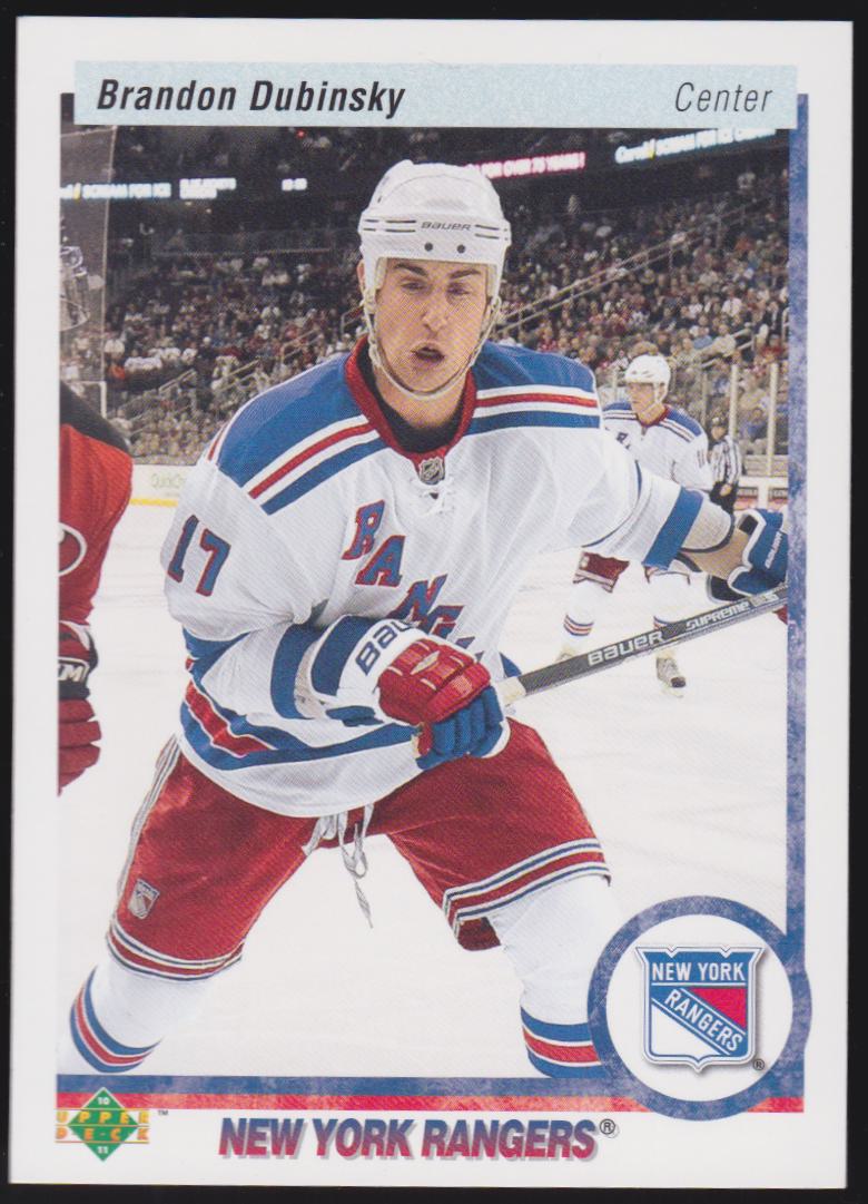 2010-11 Upper Deck 20th Anniversary Parallel #71 Brandon Dubinsky (image for) 2010-11 Upper Deck 20th Anniversary Parallel #71 Brandon Dubinsky