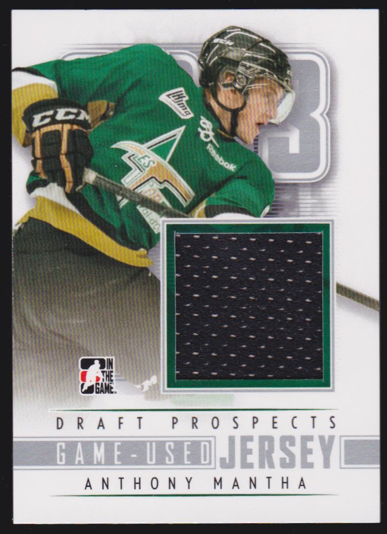 2012-13 ITG Draft Prospects Jerseys #M03 Anthony Mantha (image for) 2012-13 ITG Draft Prospects Jerseys #M03 Anthony Mantha