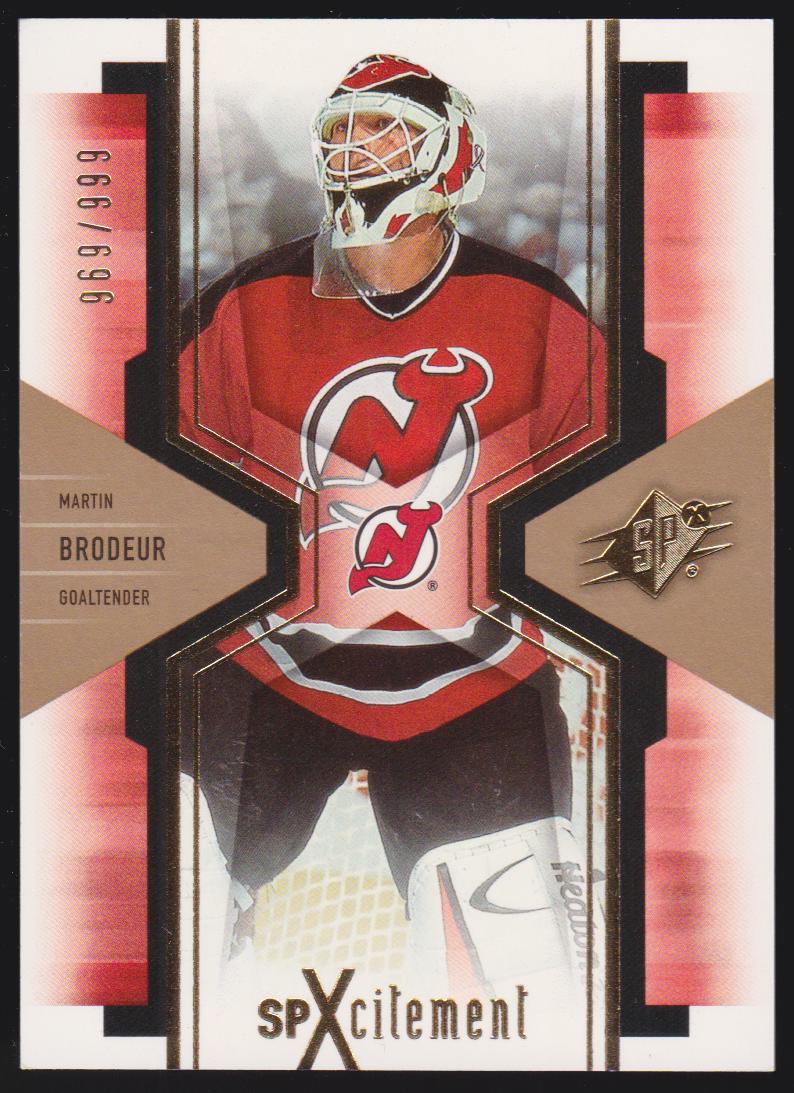 (image for) 2006-07 SPx SPxcitement #X60 Martin Brodeur 969/999