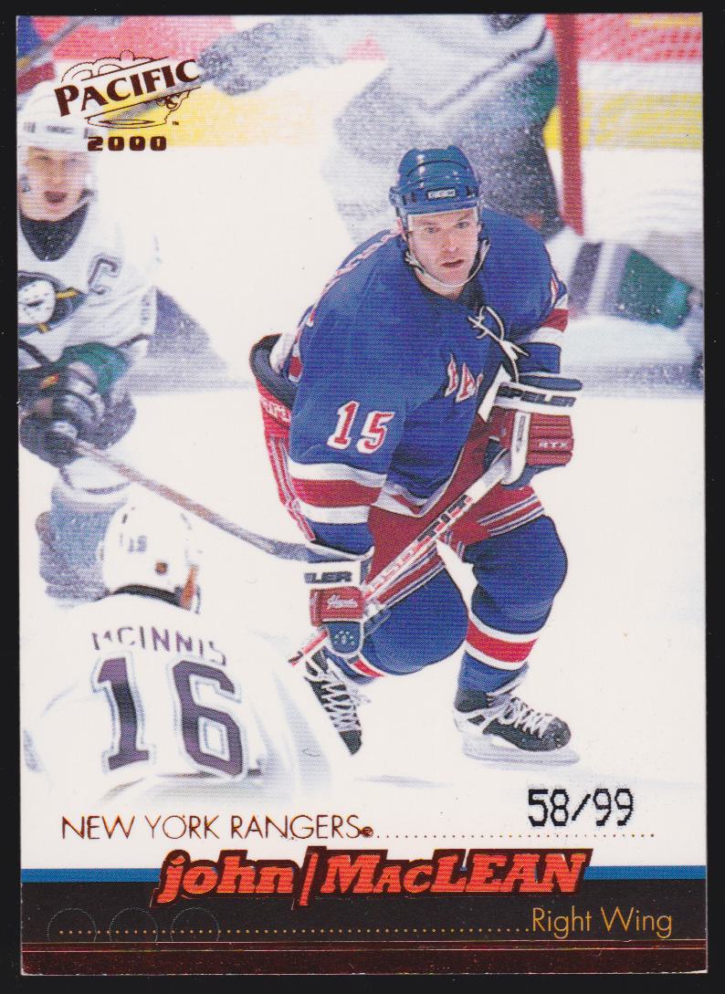 1999-00 Pacific Copper #273 John MacLean 58/99 (image for) 1999-00 Pacific Copper #273 John MacLean 58/99