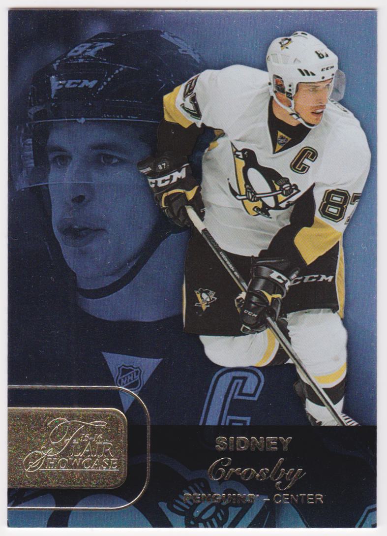 2015-16 Fleer Showcase Flair #1 Sidney Crosby (image for) 2015-16 Fleer Showcase Flair #1 Sidney Crosby
