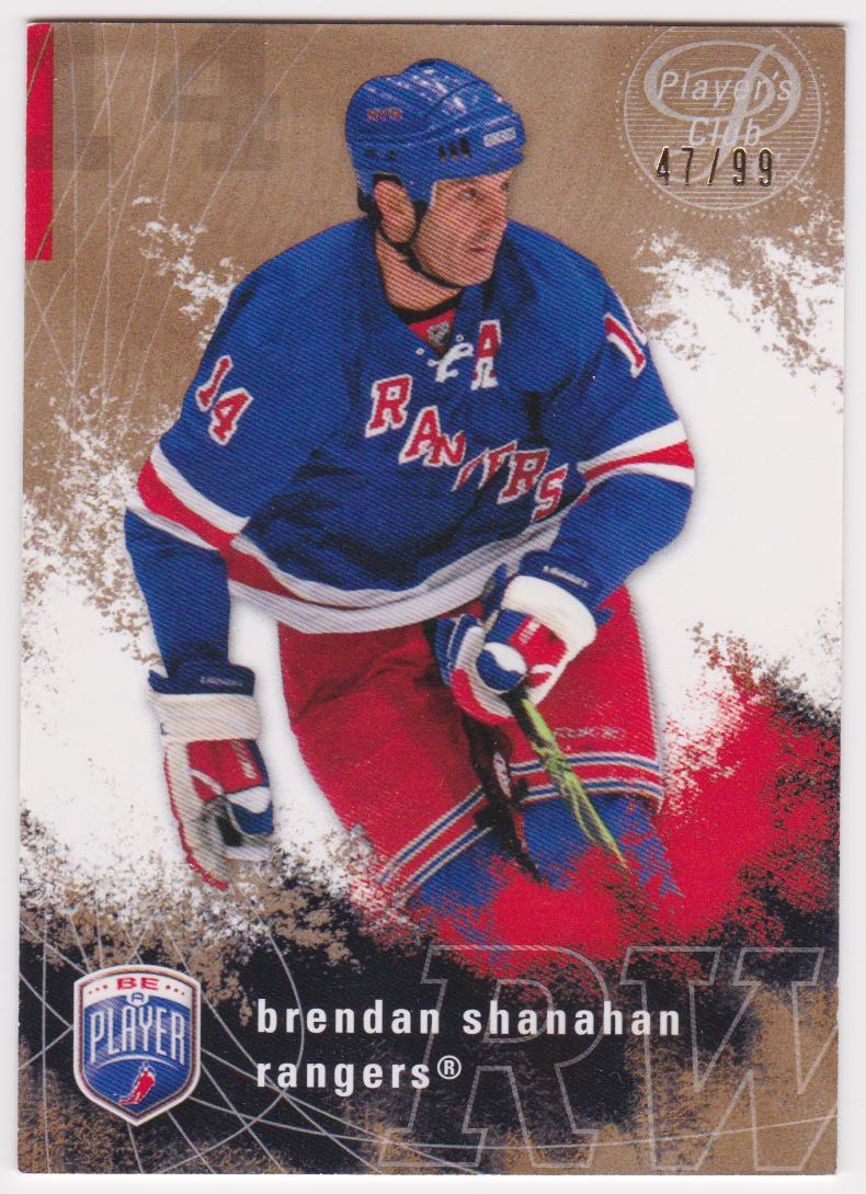 (image for) 2007-08 Be A Player Player's Club #130 Brendan Shanahan 47/99
