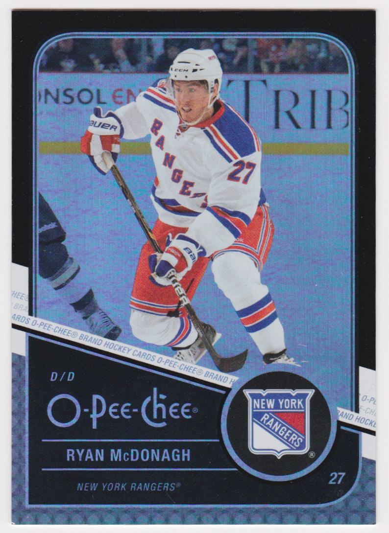 (image for) 2011-12 O-Pee-Chee Black Rainbow #81 Ryan McDonagh 001/100